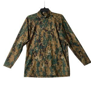 Ironclad Shirt Men Size XL Camo Long Sleeve Stretch Mock Collar Hike Camp